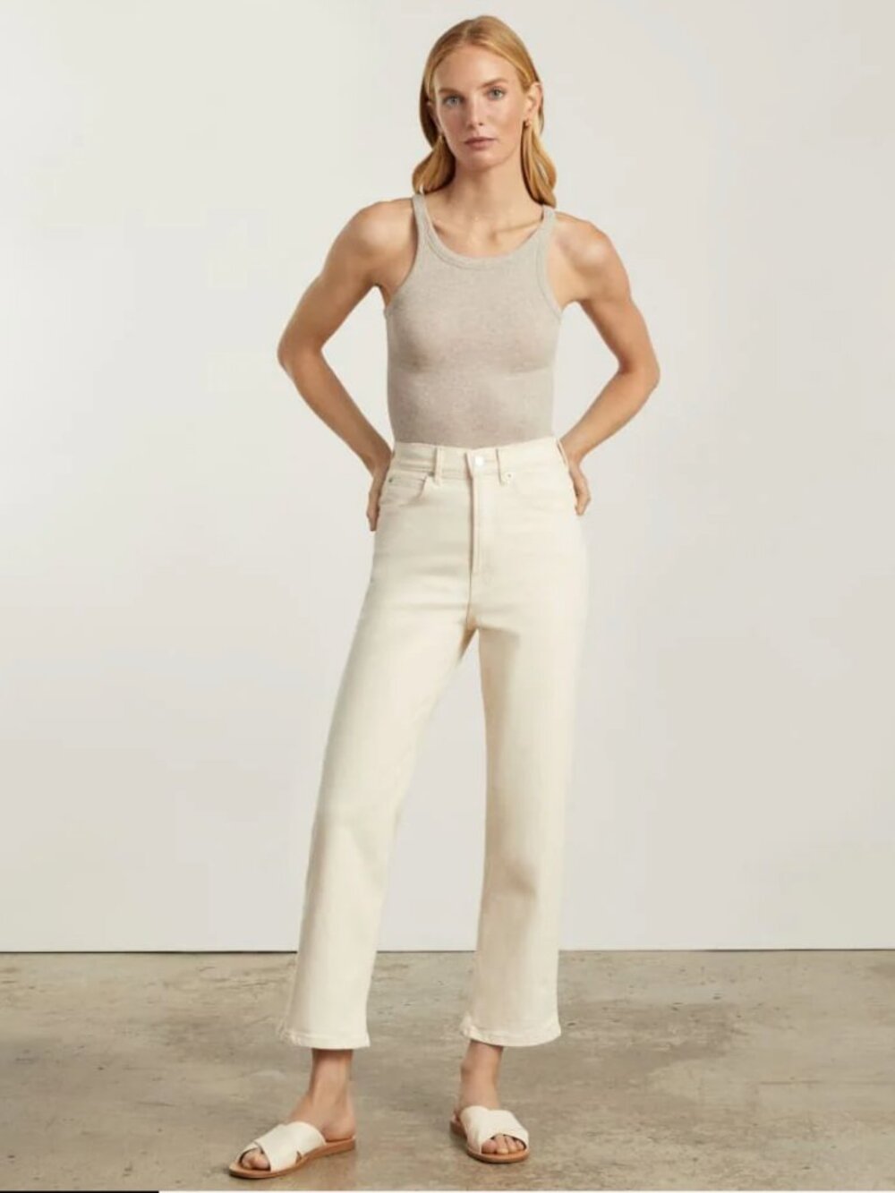 Everlane Way-High Jean Ecru 26R v1.0